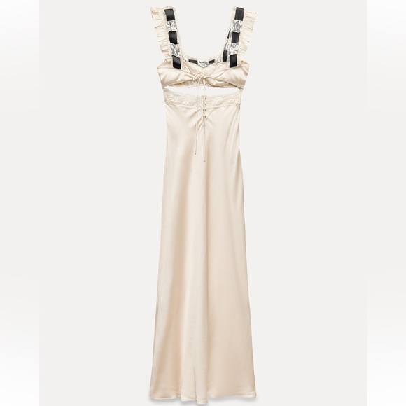 ZARA CUT OUT NIGHTDRESS STYLE DRESS - Picture 6 of 12